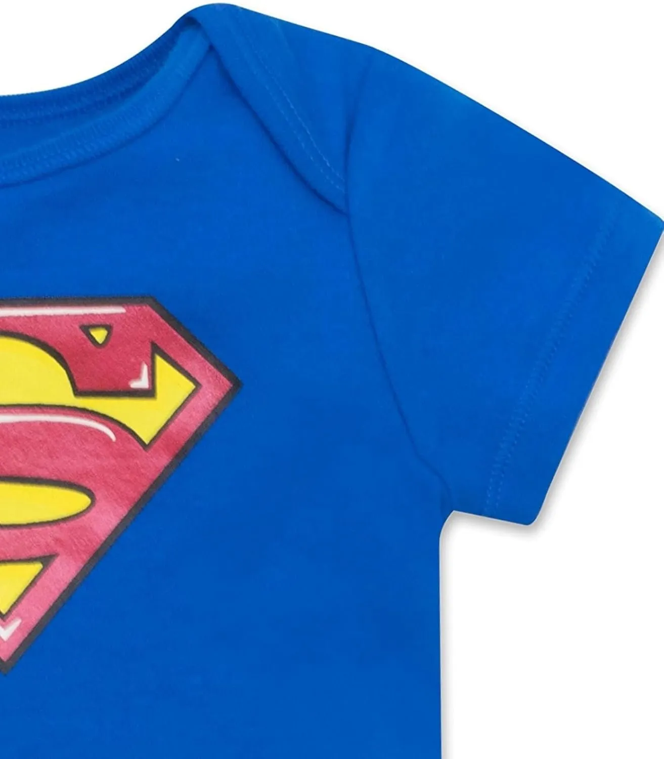 WARNER BROS Justice League DC Comics Baby 5 Pack Cosplay Costume Bodysuits Newborn to Infant Sizes (Newborn - 24 Months)