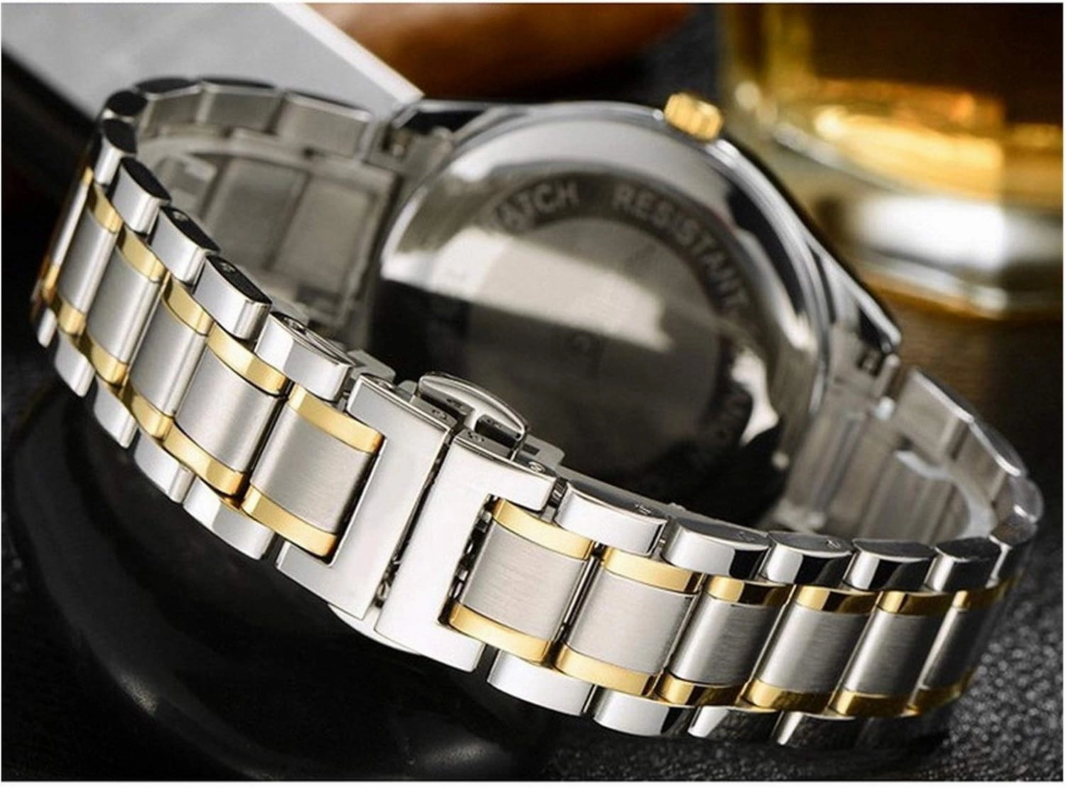 watch strap 14mm 16mm 18mm 22mm 24mm stainless steel bracelet wristband butterfly buckle rose gold silver