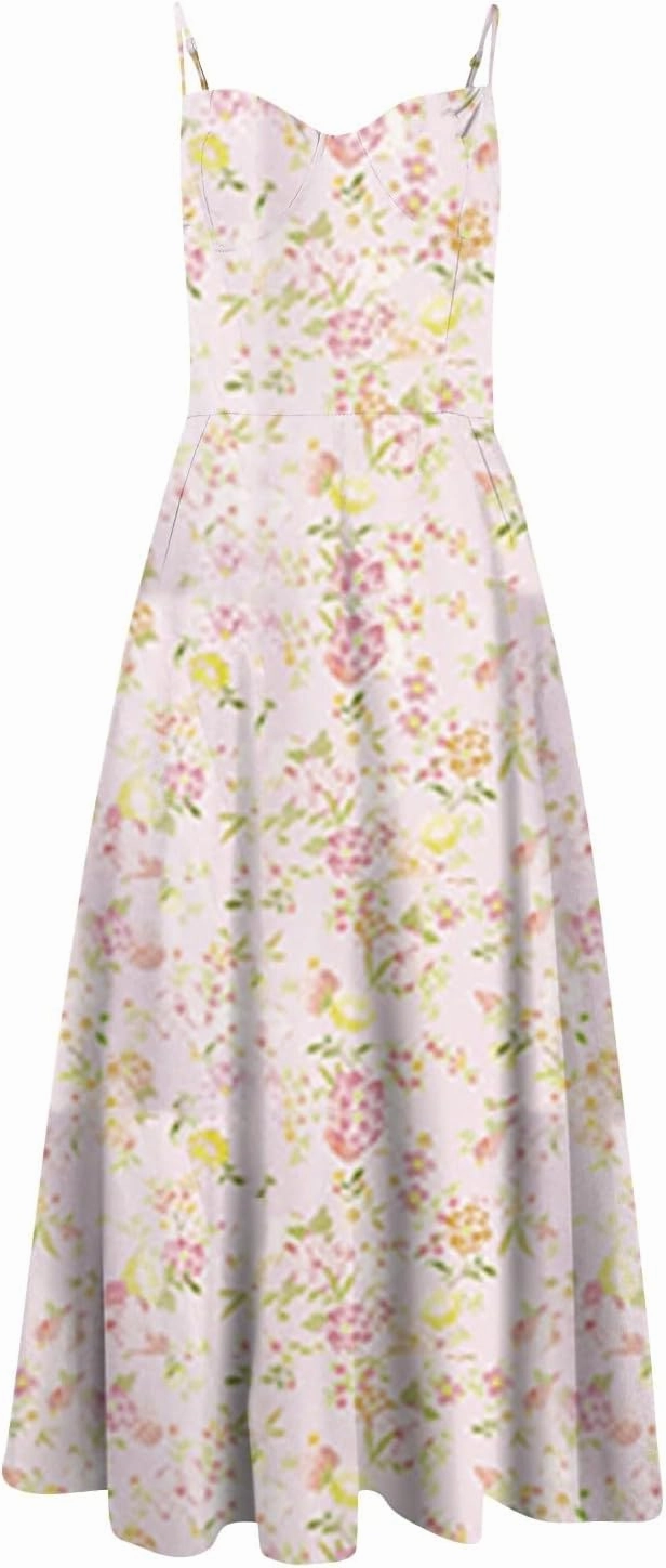 Wedding Guest Dresses for Women Spaghetti Straps Corset Homecoming Floral Cocktail Dress Lace Maxi Prom Dresses