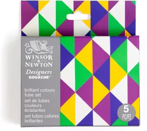 Winsor & Newton WN Designers Gouache Brilliant Set 5 x 14ml