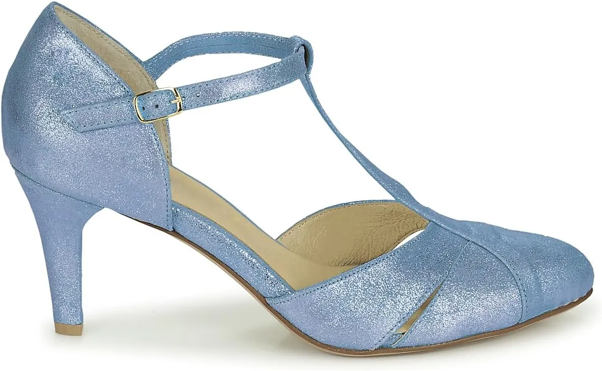 Women Kitten Heels Mary Jane Pumps Shoes Ankle T-Strap Closed Round Toe Sandals Heeled Cut Out Suede Mary Janes Dress Shoe Mid Thin Heel Patchwork Office Ladies Wedding Party Dance 4-11 M US