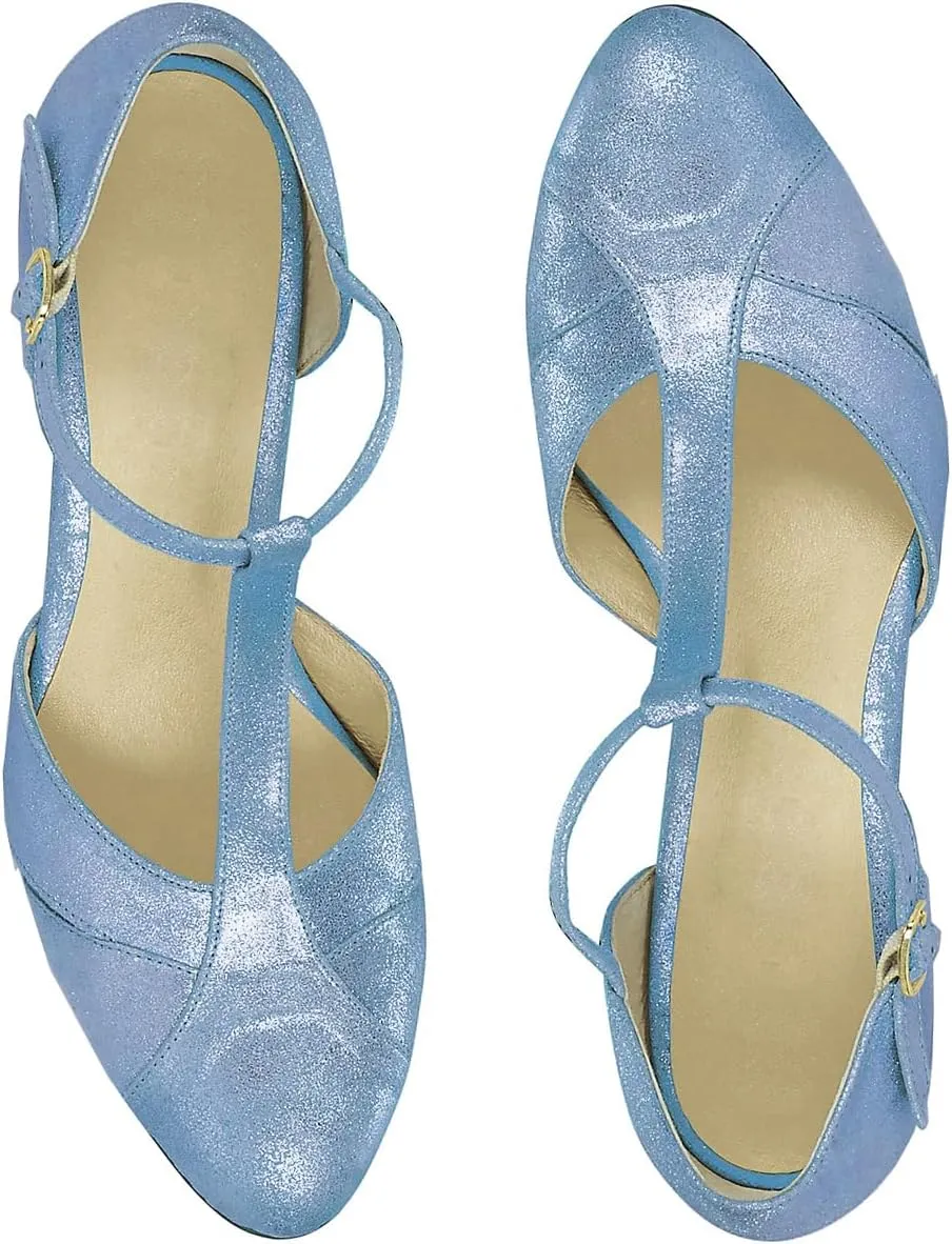 Women Kitten Heels Mary Jane Pumps Shoes Ankle T-Strap Closed Round Toe Sandals Heeled Cut Out Suede Mary Janes Dress Shoe Mid Thin Heel Patchwork Office Ladies Wedding Party Dance 4-11 M US