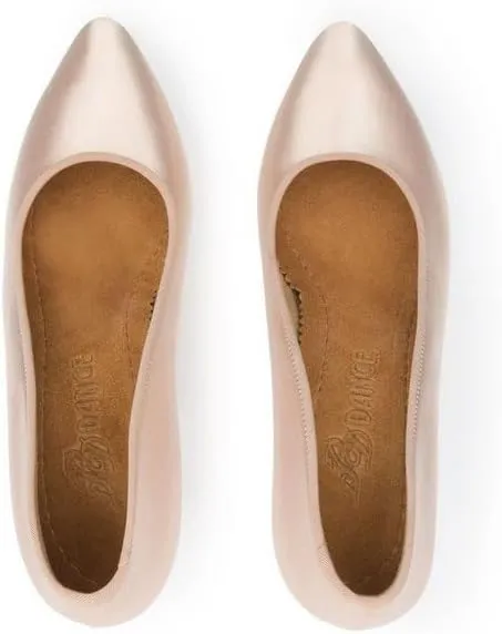 Women's Classic Satin Ballroom Dance Pump Shoes BDdance Jazz Waltz Tango Standard Dancing Shoes for Woman #104, 4.5-11