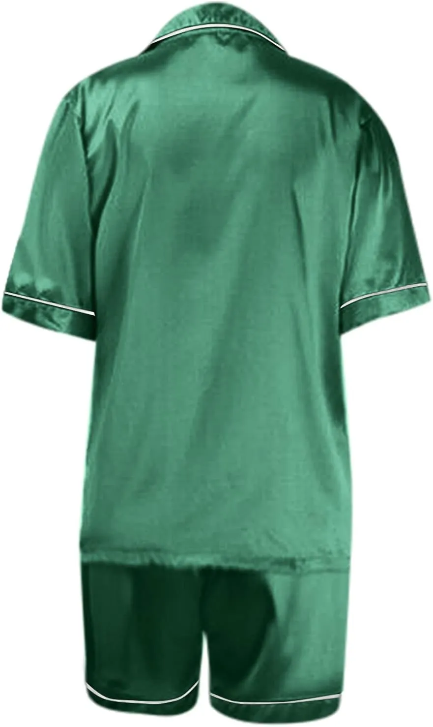 Womens Pajamas Set, Button Down Pajama Set, Short Sleeve Two-piece Loungewear Sets Sleepwear Nightwear Pj Sets