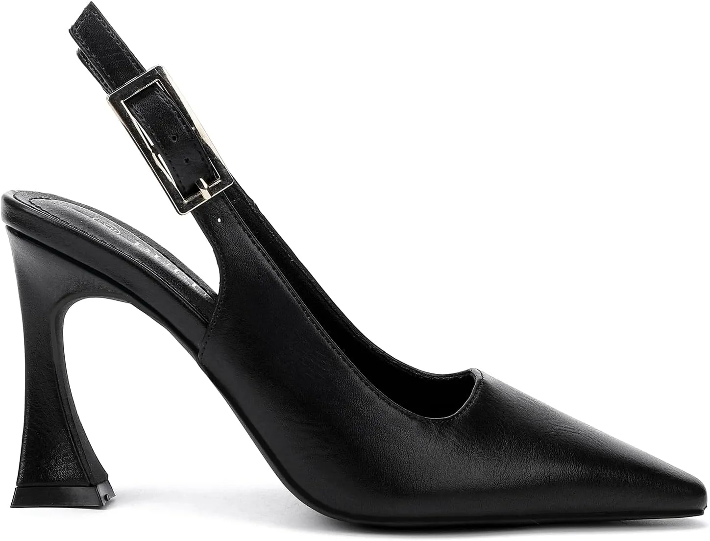 Women's Slingback 3In Kitten Heel Comfortable Closed Toe Pumps Dress Shoes for Women