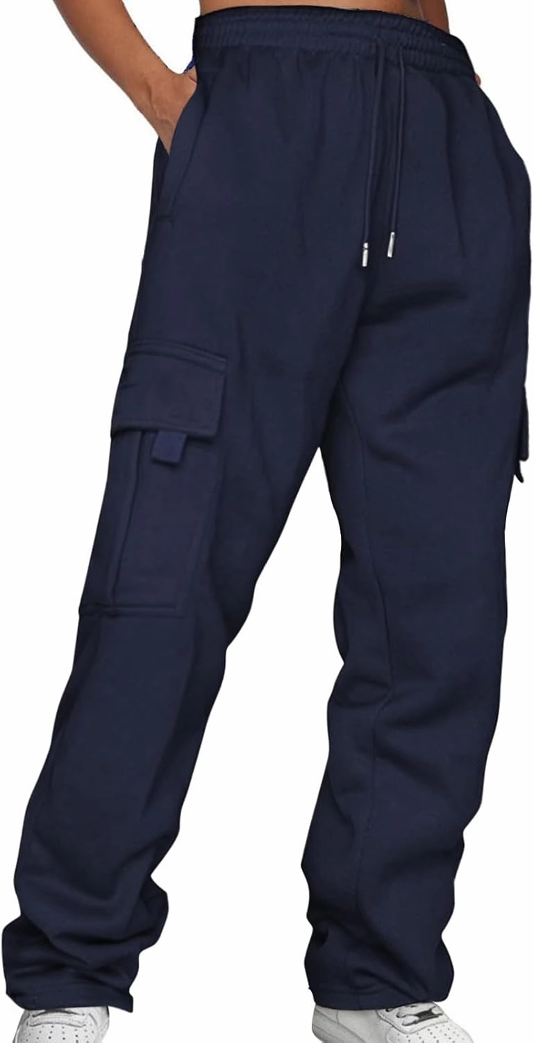 Y2K Baggy Wide Leg Jogger Pants Sweatpants Comfortable High Waisted Jogging Pants with Pockets 2024 Summer Trendy