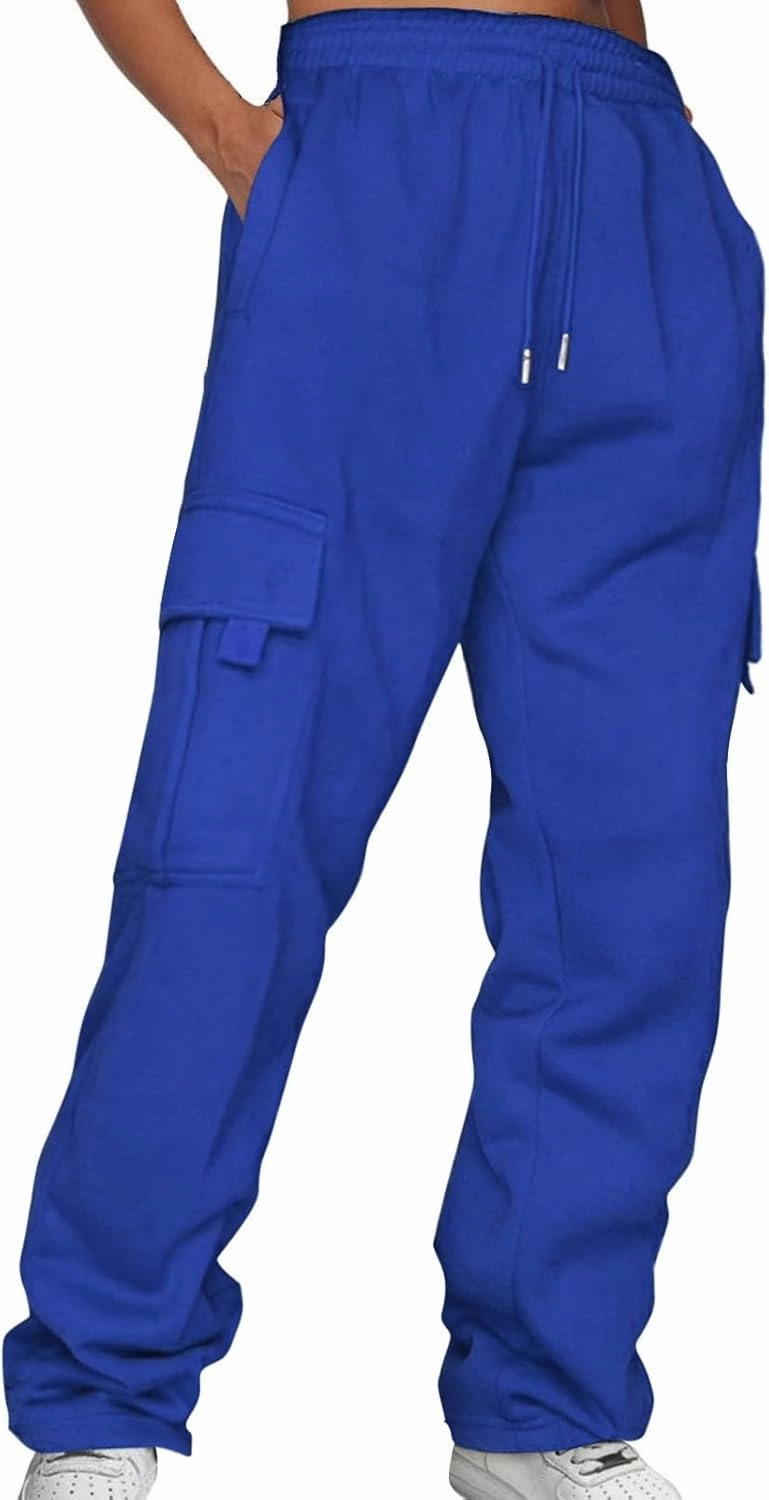 Y2K Baggy Wide Leg Jogger Pants Sweatpants Comfortable High Waisted Jogging Pants with Pockets 2024 Summer Trendy